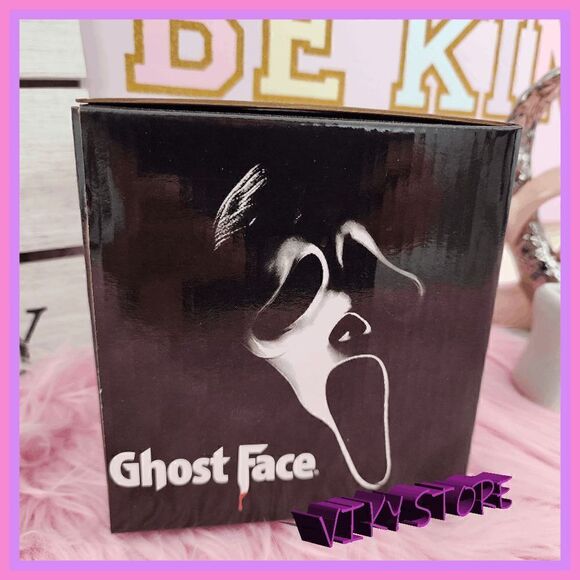 NWT {Ghost Face} Sculpted Mug: 16 oz. of Spooky Sips! NWT - Picture 2 of 3